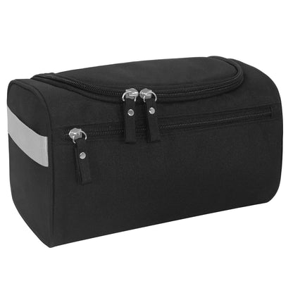 Buruis Travel Toiletry Bag for Men and Women Hanging Toiletry Organizer Cosmetics Makeup Bag Water-resistant Dopp Kit Shaving Bag Small Toiletry Bag for Travel Essentials Accessories (Black)