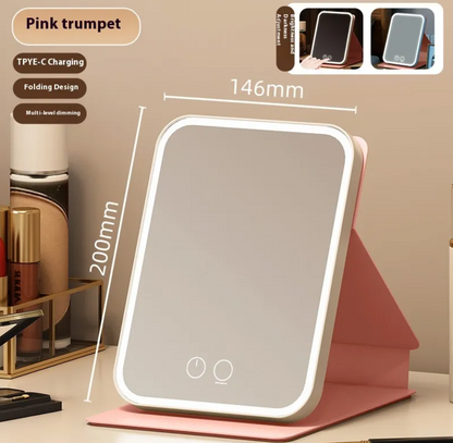 Plus-Size LED Makeup Mirror With Fill Light