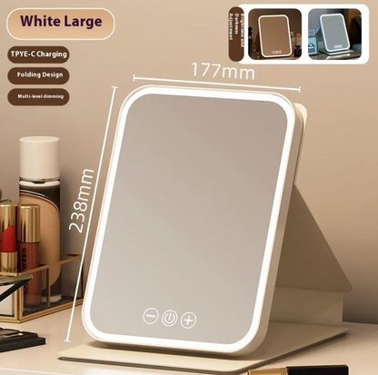 Plus-Size LED Makeup Mirror With Fill Light