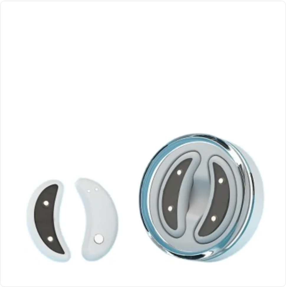 Heated Eye Massager with Hot Compress for Home Eye Care and Relaxation