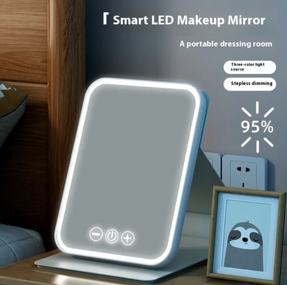 Plus-Size LED Makeup Mirror With Fill Light